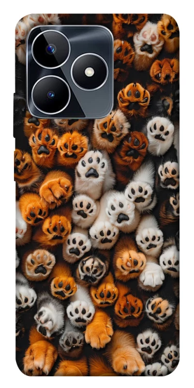 Чохол на Realme C53 Сat paws фото 1 з 1