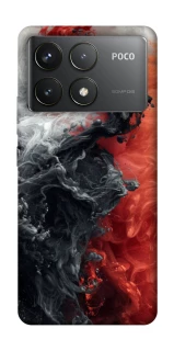 Чохол на Xiaomi Poco F6 Pro Black and Red фото 1 з 1