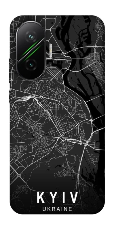 Чехол на Xiaomi Poco F7 Kyiv map фото 1 из 1