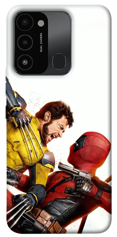 Чехол на TECNO Spark 8C Deadpool and Wolverine фото 1 из 1