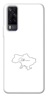 Чохол на Vivo Y31 Ukraine map фото 1 з 1