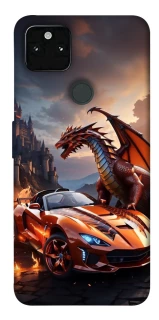 Чохол на Google Pixel 5A Сar and dragon фото 1 з 1