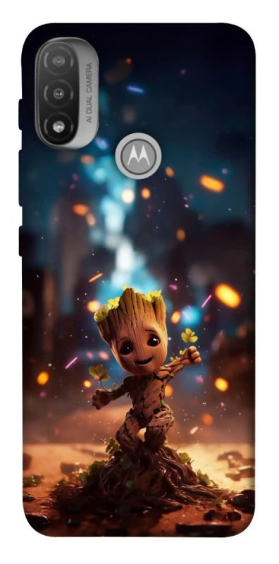 Чехол на Motorola Moto E20 Baby Groot v3 фото 1 из 1