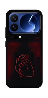 Чехол на Xiaomi Poco F7 Ultra Красное сердце фото 1 из 1