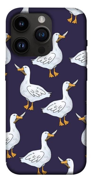 Чохол на Apple iPhone 14 Pro (6.1") Гуси з претензією фото 1 з 1
