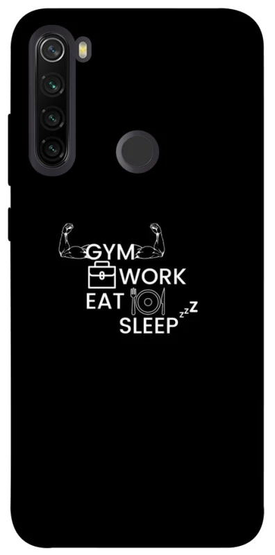 Чохол на Xiaomi Redmi Note 8T Gym v2 фото 1 з 1
