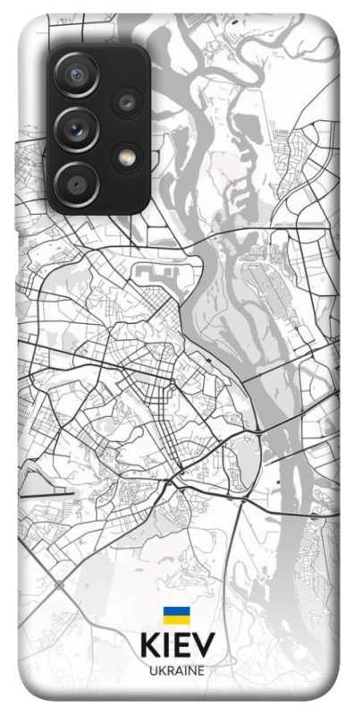 Чохол на Samsung Galaxy A52 4G / A52 5G Kiev white map фото 1 з 1