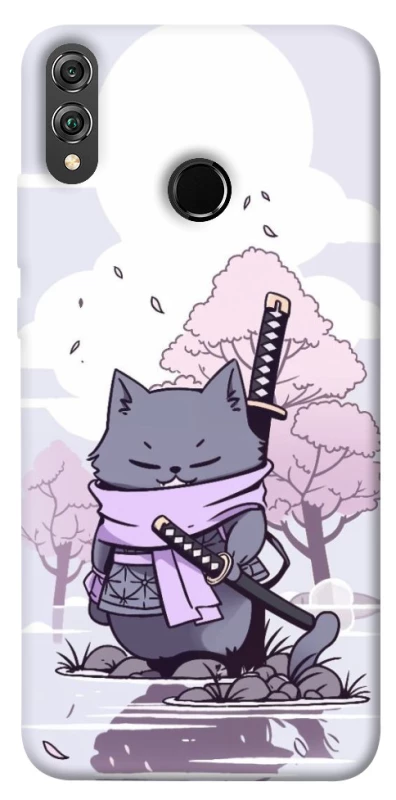 Чохол на Huawei Honor 8X Samurai cat фото 1 з 1