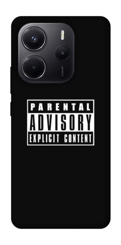Чохол на Xiaomi Redmi Note 14 4G (Europe version) Parental Advisory Label фото 1 з 1