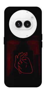 Чехол на Nothing Phone (2a) Красное сердце фото 1 из 1