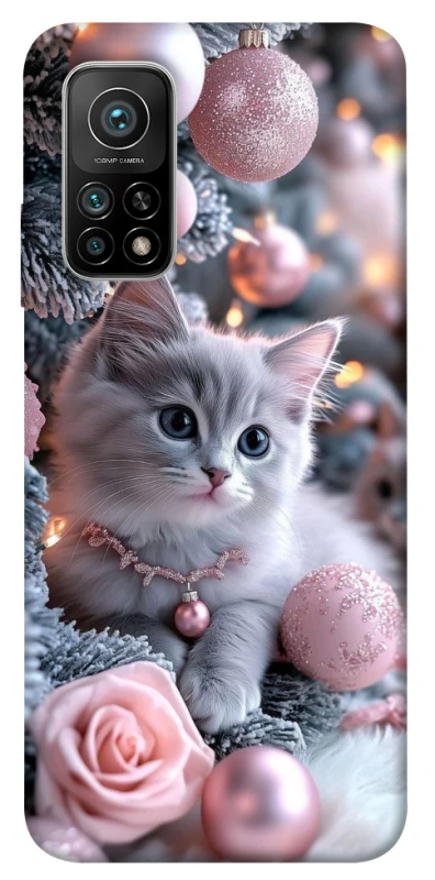 Чохол на Xiaomi Mi 10T Christmas Kitty фото 1 з 1