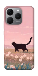 Чохол на Realme 15T cat on a field фото 1 з 1