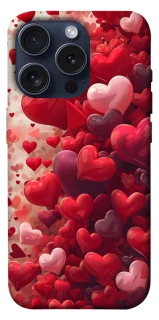 Чохол на Apple iPhone 15 Pro (6.1") Many hearts фото 1 з 1