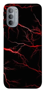 Чехол на Motorola Moto G31 Красная молния фото 1 из 1