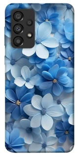 Чехол на Samsung Galaxy A33 5G Синие цветы фото 1 из 1