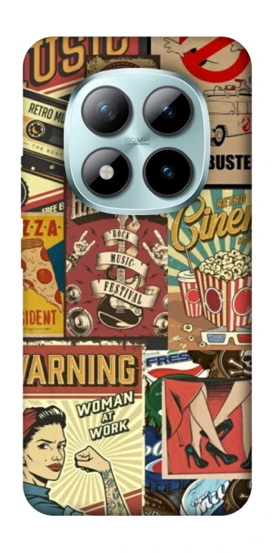 Чохол на Xiaomi Redmi Note 15 Pro+ 5G Retro collage ver.2 фото 1 з 1