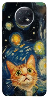Чехол на Xiaomi Redmi Note 9 5G / Note 9T paint cat фото 1 из 1