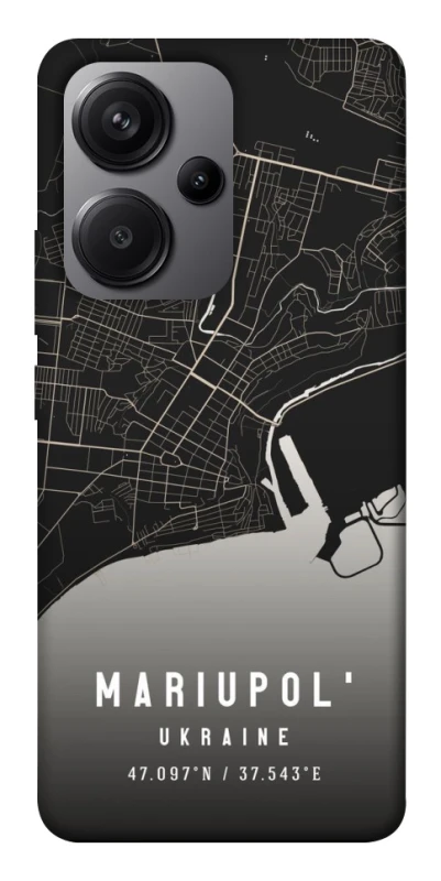 Чохол на Xiaomi Redmi Note 13 Pro+ Mariupol map фото 1 з 1