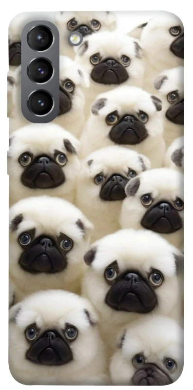 Чохол на Samsung Galaxy S21 Doggy Pug Love фото 1 з 1