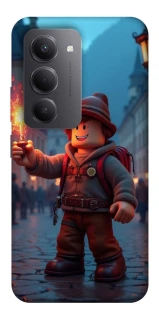 Чехол на Xiaomi Redmi 15 (EU) Roblox Fire Logo Blue Flames фото 1 из 1