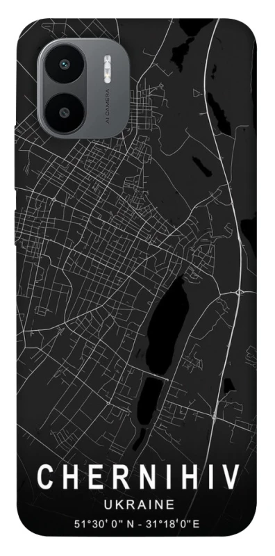 Чохол на Xiaomi Redmi A1 / A2 Chernihiv map фото 1 з 1