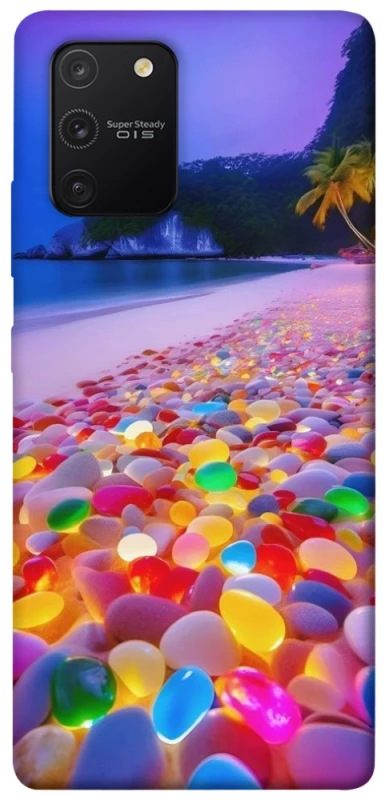 Чохол на Samsung Galaxy S10 Lite Каміння світиться на березі фото 1 з 1