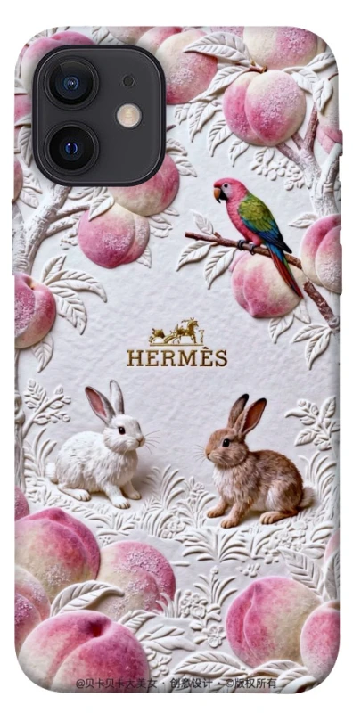 Чехол на Apple iPhone 12 (6.1") Hermes фото 1 из 1