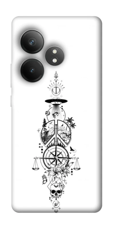 Чехол на Realme GT Neo 6 SE Tattoo ver.7 фото 1 из 1