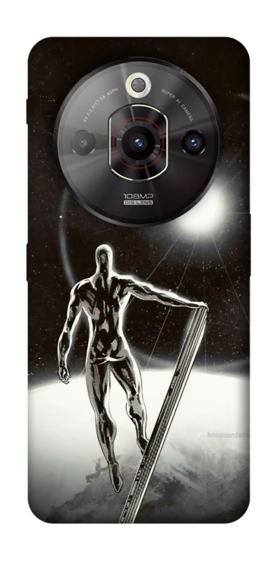 Чохол на ZTE Nubia Focus Pro Срібний серфер фото 1 з 1