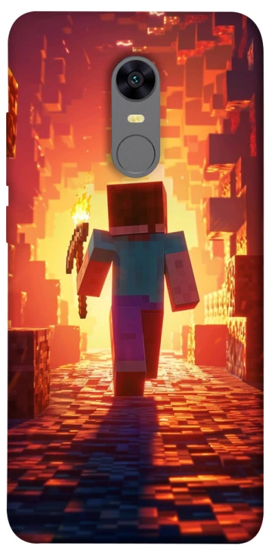 Чехол на Xiaomi Redmi 5 Plus / Redmi Note 5 (Single Camera) Minecraft adventure фото 1 из 1