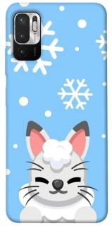 Чохол на Xiaomi Redmi Note 10 5G Adopt Me Snow Kitty Smile фото 1 з 1