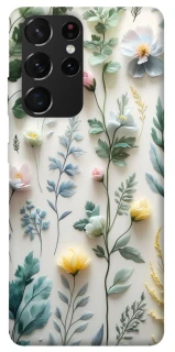 Чехол на Samsung Galaxy S21 Ultra Floral design ver.4 фото 1 из 1