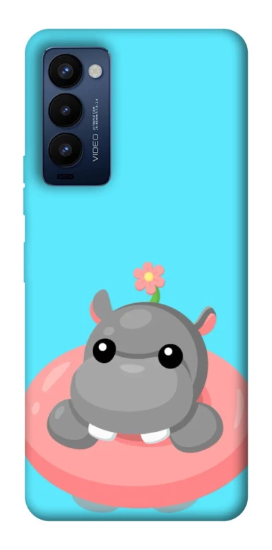 Чехол на TECNO Camon 18 Pro Adopt Me Hippo Floatie фото 1 из 1