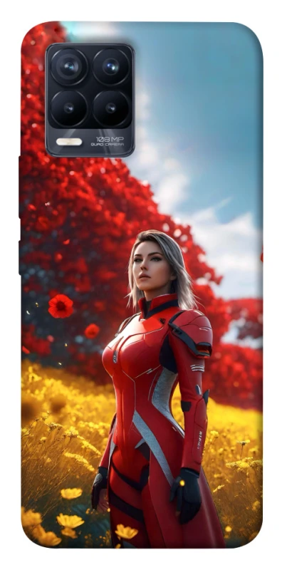 Чохол на Realme 8 Cyber space girl ver.5 фото 1 з 1