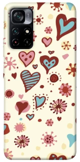 Чехол на Xiaomi Poco M4 Pro 5G Pretty hearts фото 1 из 1