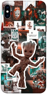 Чехол на Apple iPhone X (5.8") Mini Groot v2 фото 1 из 1
