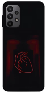 Чехол на Samsung Galaxy A23 4G Красное сердце фото 1 из 1