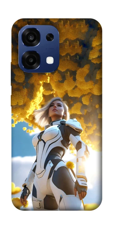 Чехол на Oppo A6 Pro 4G/5G Cyber space girl ver.3 фото 2 из 2