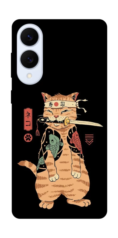 Чехол на Samsung Galaxy S25 Edge Кот-самурай фото 1 из 1