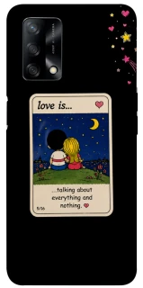 Чехол на Oppo A74 4G Love is ver.6 фото 1 из 1