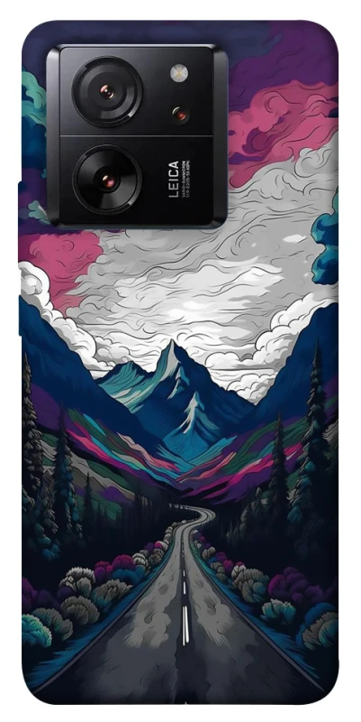 Чехол на Xiaomi 13T Pro Нарисованные горы фото 1 из 1