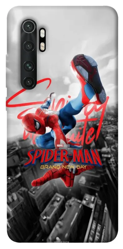 Чехол на Xiaomi Mi Note 10 Lite Spider Man ver.1 фото 1 из 1