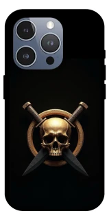 Чехол на Apple iPhone 16 Pro Max Golden Skull фото 1 из 1