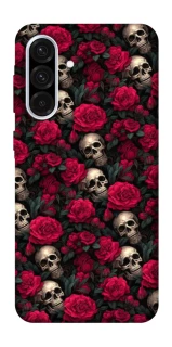 Чехол на Samsung Galaxy A36 5G Черепа и розы фото 1 из 1