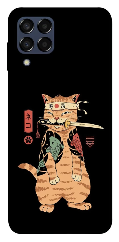 Чохол на Samsung Galaxy M33 5G Кіт-самурай фото 1 з 1