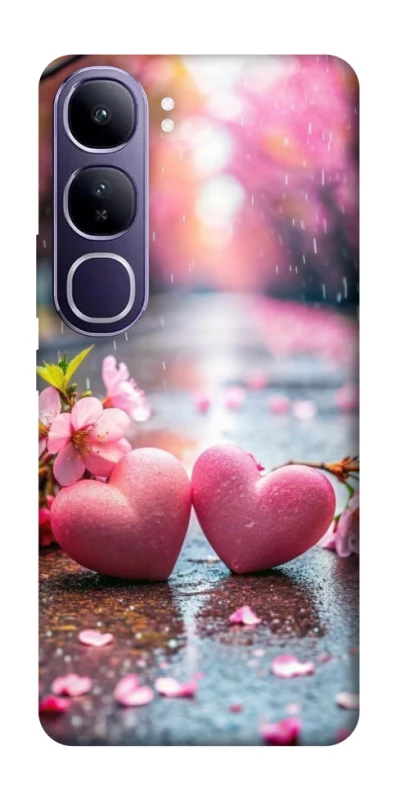 Чохол на Vivo Y300 Pink heart фото 1 з 1
