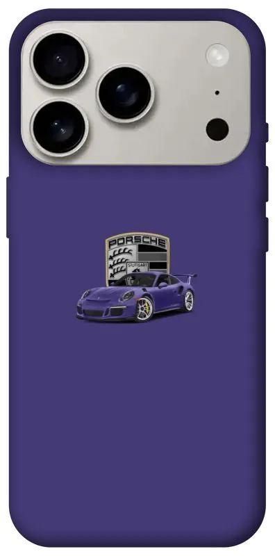 Чехол на Apple iPhone 18 Pro Porsche purple фото 2 из 2