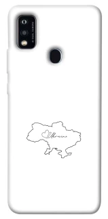 Чохол на ZTE Blade A51 Ukraine map фото 1 з 1