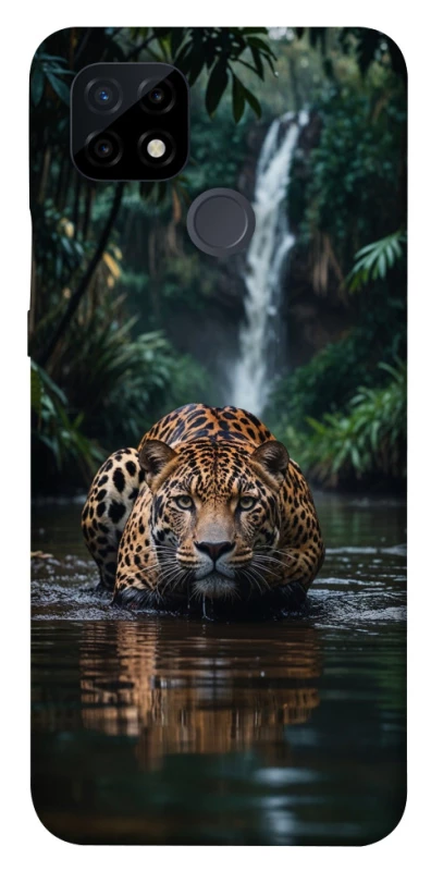 Чохол на Realme C21 Leopard in water фото 1 з 1