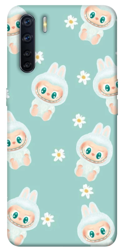 Чохол на Oppo A91 Labubu Green фото 1 з 1